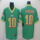 Philadelphia Eagles #10 DeSean Jackson Green gold drift Nike Color Rush Limited Jersey