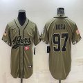 Nike 49ers #97 Nick Bosa Salute to Service Retired Limited Jersey Joint name-BD