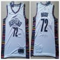 Brooklyn Nets #72 Notorious Biggie white nike nba jerseys city version-XD