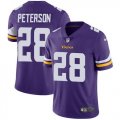 Nike Dallas Vikings 28 Peterson Purple Color Rush Limited Jerseys