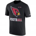 Arizona Cardinals Nike Sideline Legend Football Performance T-Shirt - Black