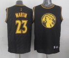 Minnesota Timberwolves Kevin Martin 23# black Precious Metals Fashion Stitched NBA Jersey