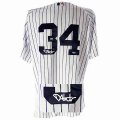 New York Yankees Hughes 34# white MLB Signature Jersey