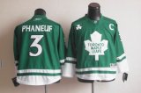 Toronto Maple Leafs 3# Phaneuf green kids NHL Jerseys