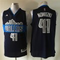 Dallas Mavericks 41# Dirk Nowitzki dark blue nba basketball jerseys