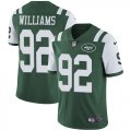 Nike New York Jets #92 Williams Green Color Rush Limited Jersey