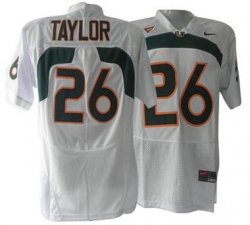 NCAA 26# TAYLOR white jerseys