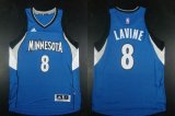 Minnesota Timberwolves #8 Zach LaVine blue Stitched NBA Jerseys