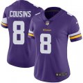 Nike Minnesota Vikings Kirk Cousins #8 purple women Color Rush Limited Jersey