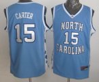 North Carolina Tar Heels Vince Carter 15 Blue College nba Jersey