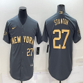 2022 MLB All-Star Nike New York Yankees #27 Giancarlo Stanton gray mlb jersey-BD