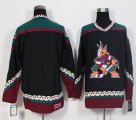 Phoenix Coyotes blank black throwback CCM hockey jerseys