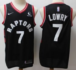 Nike Toronto Raptors #7 Kyle Lowry black NBA basketball Jerseys-S8