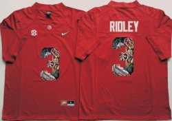 Alabama Crimson Tide #3 Calvin Ridley red college football jersey(1)