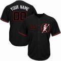 Custom Washington National black baseball jerseys(1)