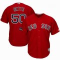 2018 World Series Boston Red Sox #50 Mookie Betts red kid majestic baseball Jersey