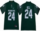 Michigan State Spartans #24 Le Veon Bell Green Limited Stitched NCAA Jersey