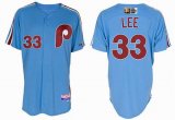 Philadelphia Phillies LEE 33 blue jerseys