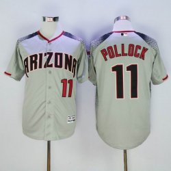 2016 Arizona Diamondbacks #11 A. J. Pollock gray mlb jerseys