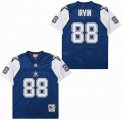 Dallas Cowboys #88 Michael Irvin Throwback Blue White NFL Jersey