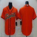 Nike San Francisco Giants blank orange baseball jerseys-BD