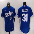 New Los Angeles Dodgers #31 Mike Piazza black Flexbase Authentic Collection Jersey 02