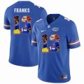 Custom Florida Gators #13 Feleipe Franks blue fashion college football jersey