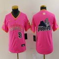 Youth Nike San Diego Padres blank pink baseball jerseys Joint Name