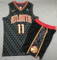 Atlanta Hawks #11 Trae Young nike black basketball NBA suits-LT