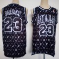 Chicago Bulls #23 Michael Jordan black nba basketball jerseys-CY