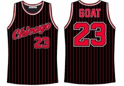 #23 GOAT CHICAGO BASKETBALL JERSEY-SG