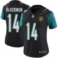 Women Jacksonville Jaguars #14 Justin Blackmon black nike Color Rush Limited Jersey