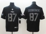 Nike Patriots #87 Rob Gronkowski black Color Rush Limited Jersey-BD