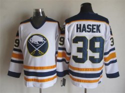 Buffalo Sabres Dominik Hasek #39 white CCM NHL hockey Jerseys