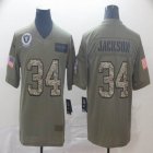 Nike Oakland Raiders #34 Bo Jackson Salute to Service Retired Limited Jersey-BD