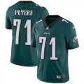 Nike Philadelphia Eagles #71 Jason Peters green Color Rush Limited Jersey