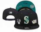 2023 Seattle Mariners black MLB Snapback Hats-YD