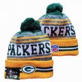 2024 Green Bay Packers yellow green white NFL Sports Cuffed Knit Hats