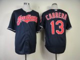 Cleveland Indians CABRERA 13 dark blue baseball jerseys