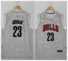 Chicago Bulls #23 Michael Jordan gray new basketball jersey