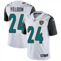 Jacksonville Jaguars #24 T.J. Yeldon white nike Color Rush Limited Jersey