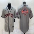 Nike Houston Astros blank gray baseball jerseys Champions-BD 01