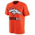 Denver Broncos Nike Sideline Legend Football Performance T-Shirt - Orange