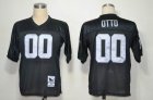 Oakland Raiders OTTO 00# black throwback NFL Jerseys