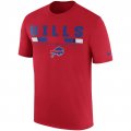 Buffalo Bills Nike Sideline Legend Staff Performance T-Shirt - Red