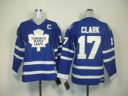 Toronto Maple Leafs GLARK 17 NHL blue Jerseys