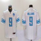 Nike Detroit Lions #9 Jameson Williams white Color Rush Limited Jersey 01