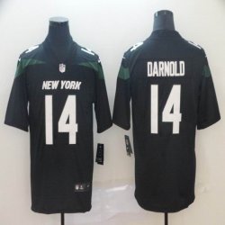 Nike New York Jets #14 Sam Darnold black Color Rush Limited Jersey-BD