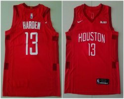 Nike Houston Rockets #13 James Harden red nba jersey-TY