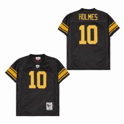 Pittsburgh Steelers Santonio Holmes #10 Throwback Black NFL Jersey-SG